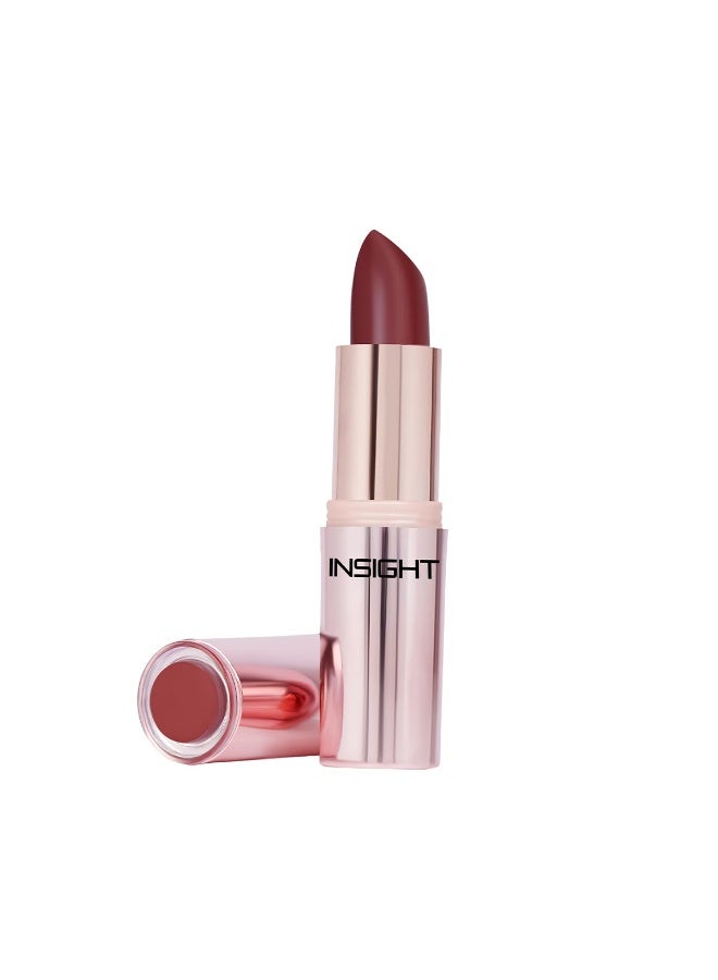 INSIGHT Hydra Fix Lipstick - Muted Dahlia| Semi Matte Finish | One Swipe Intense Pigmentation | Long Lasting | Lightweight | Hydrating Non Drying Formula - 4.2g - Image 1